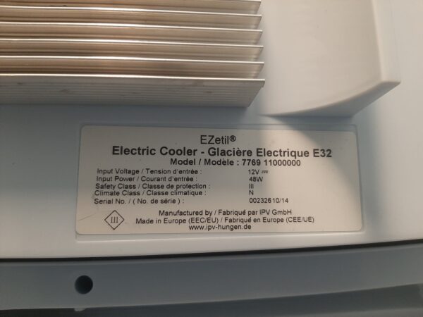 Ezetil E32 Thermoelectric Cool Box 12V blue/light blue - Image 5