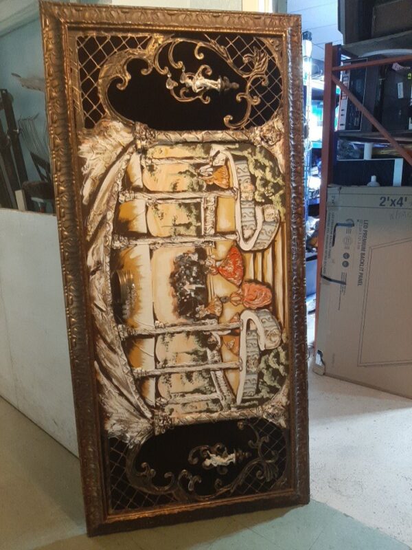 vintage mid-century 3D painting - Image 4