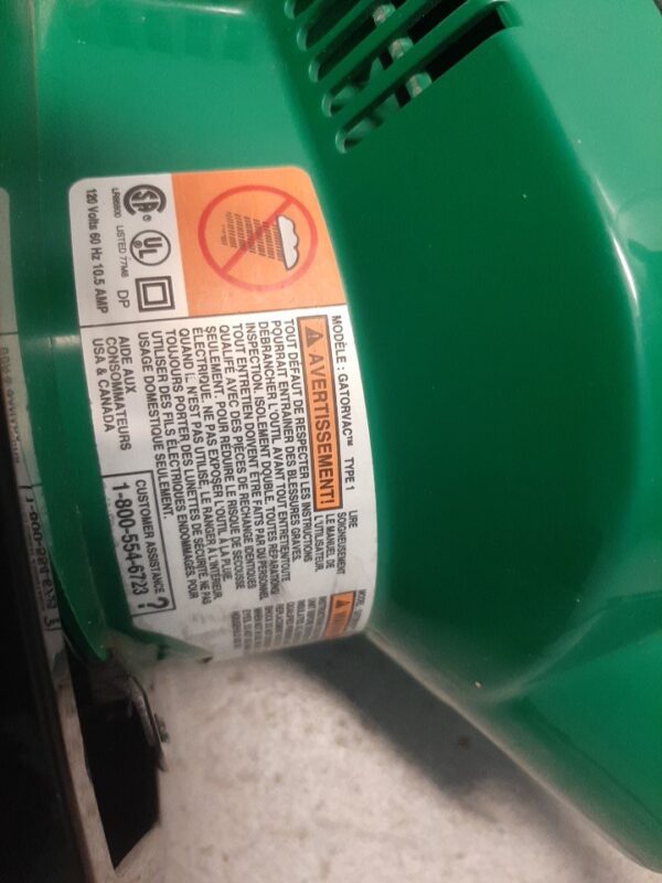 WEED EATER GATOR VIP VAC / BLOWER - Image 8