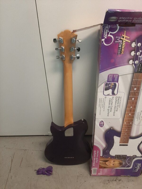 Purple Hannah Montana Secret Star Disney By Washburn 3/4 Electric Guitar TESTED - Image 11