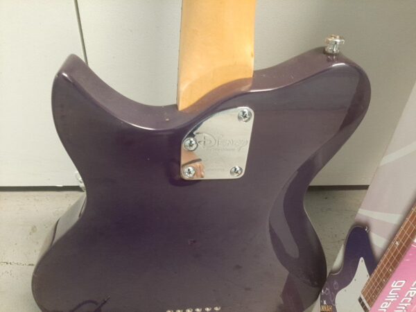 Purple Hannah Montana Secret Star Disney By Washburn 3/4 Electric Guitar TESTED - Image 2