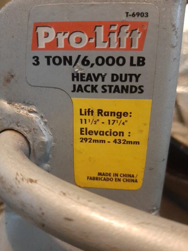 Hydraulic Trolley Service/Floor Jack single piston 3-Ton (6,000 lb) Capacity with 2 Jack stand 3-Ton