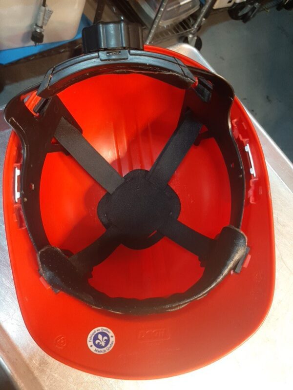 Degil Head Guard Supreme Type 1 Class E Ratchet Hard Hats - Hi Viz Orange - Image 2
