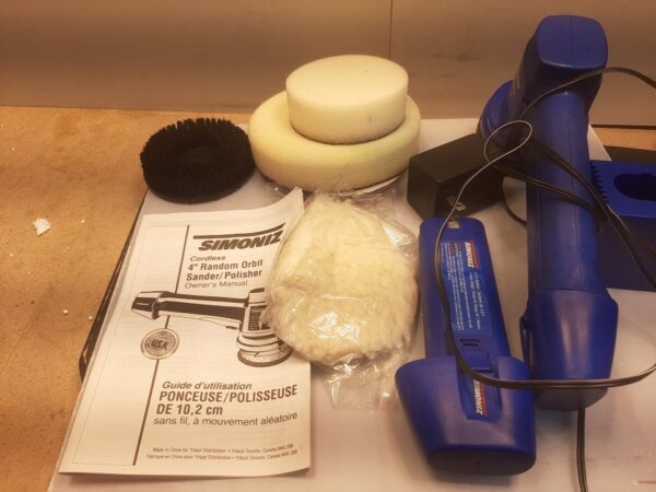 Simoniz 4" cordless random orbit sander/polisher Model 39-9006-4 - Image 10
