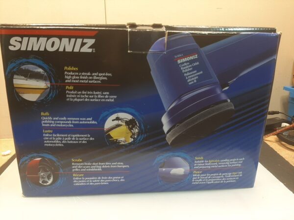 Simoniz 4" cordless random orbit sander/polisher Model 39-9006-4 - Image 11