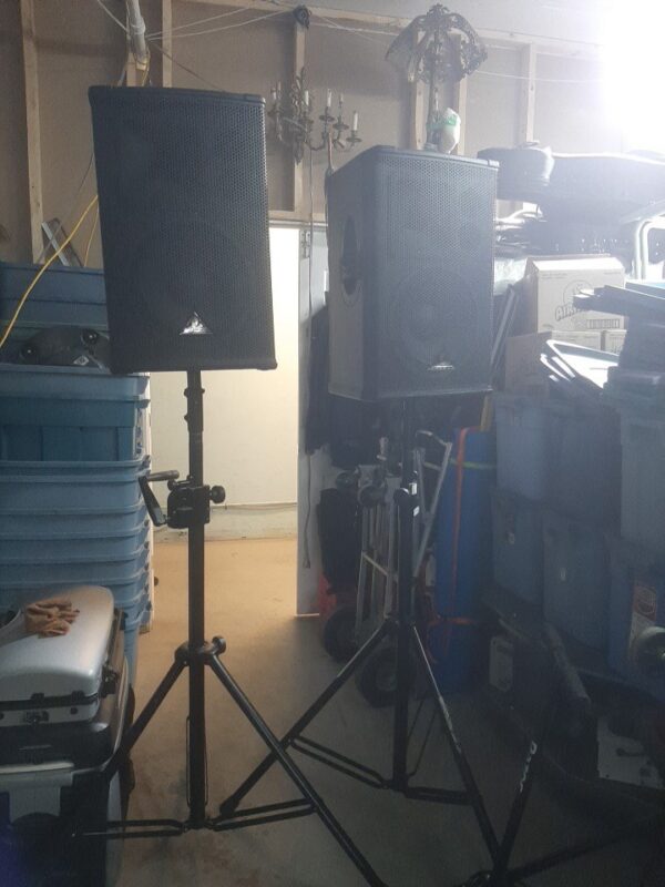 Behringer B 1220, EUROLIVE PRO 800-Watt 12" PA Loudspeaker with Tripod Adjustable Stand - Image 6