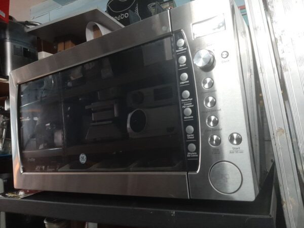 GE Profile 2.2 Cu. Ft. Countertop Microwave Oven Stainless Steel - PEB3228RMSS - Image 3