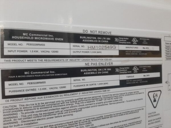 GE Profile 2.2 Cu. Ft. Countertop Microwave Oven Stainless Steel - PEB3228RMSS - Image 13